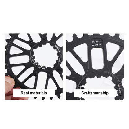 RACEWORK RK7788 Mountain Bike Direct Mount Chainwheel Road Bike Chainring, Spec: MTB 38T - Bicycle Chains & Rounds by RACEWORK | Online Shopping UK | buy2fix