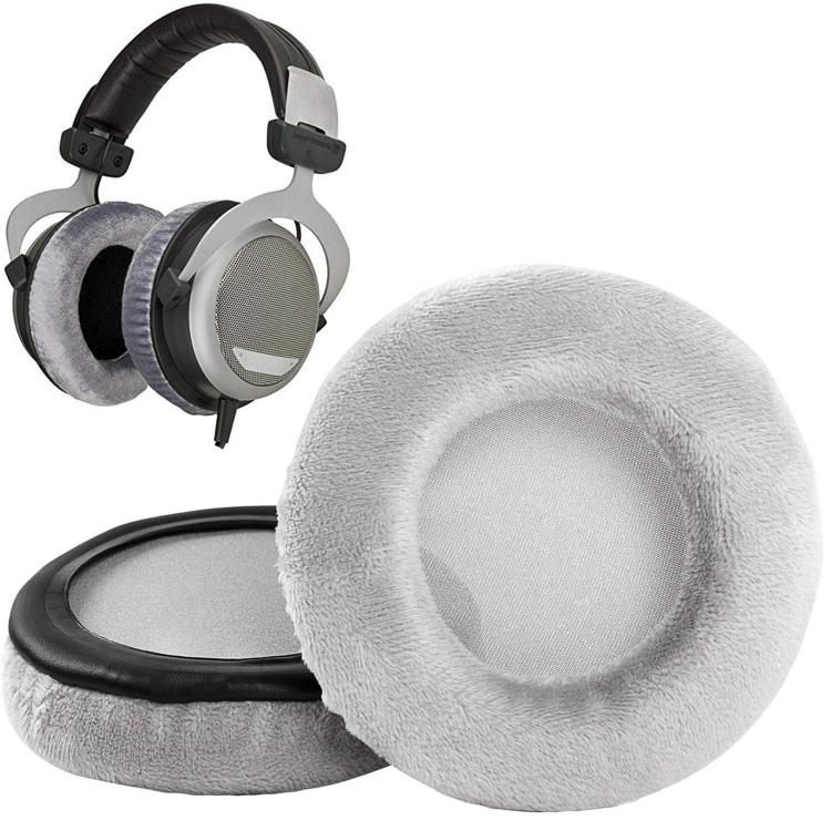 For Beyerdynamic DT990 / DT880 / DT770 Pro Headphone 1pair Ear Pads Sponge Cover(Black) - Earmuff & Pad by buy2fix | Online Shopping UK | buy2fix