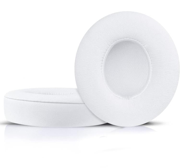 For Beats Solo3 / Solo2 Headphones Ear Pads Sponge Cover, Spec: Wired White - Earmuff & Pad by buy2fix | Online Shopping UK | buy2fix