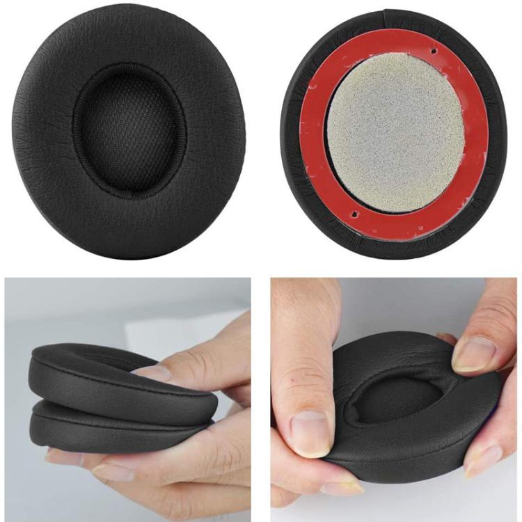 For Beats Solo3 / Solo2 Headphones Ear Pads Sponge Cover, Spec: Wireless Black - Earmuff & Pad by buy2fix | Online Shopping UK | buy2fix
