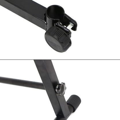 Electronic Piano Raised Stand Piano Keyboard Universal Double Layer Raised Stand Musical Instrument Accessories(Black) - Keyboard Accessories by buy2fix | Online Shopping UK | buy2fix