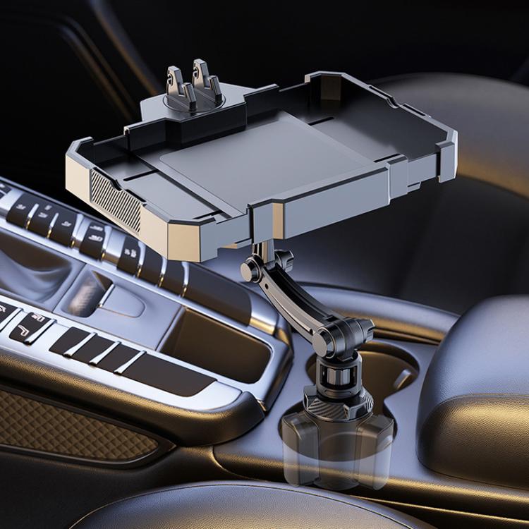 Large Car 360 Degree Rotating Dining Tray Auto Adjustable Cell Phone Holder - Car Drink Holders by buy2fix | Online Shopping UK | buy2fix