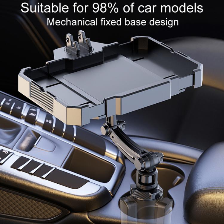 Small Car 360 Degree Rotating Dining Tray Auto Adjustable Cell Phone Holder - Car Drink Holders by buy2fix | Online Shopping UK | buy2fix