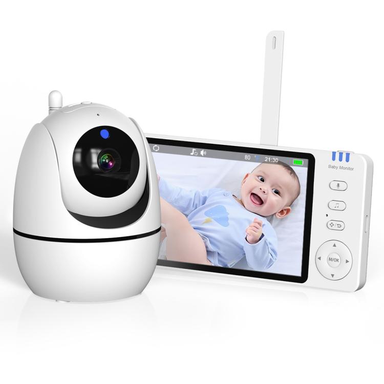 5 inch 1080P HD Baby Watcher Baby Monitor Camera UK Plug - Baby Monitor by buy2fix | Online Shopping UK | buy2fix