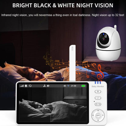 5 inch 1080P HD Baby Watcher Baby Monitor Camera US Plug - Baby Monitor by buy2fix | Online Shopping UK | buy2fix