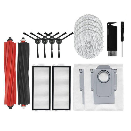 16 In 1 For Roborock P10S Pro Sweeping Robot Vacuum Cleaner Accessories Main Side Brush Hepa Filter Trash Dust Bag Mop Cloth