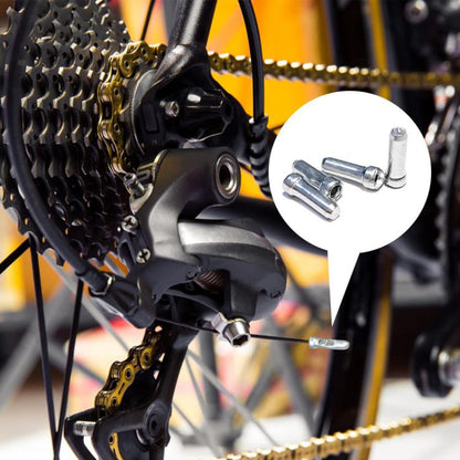 100pcs ZTTO Aluminum Bicycle Brake Shifter Bobbin Caps Mountain Bike Cable Tail Cap - Bicycle Brake Parts by ZTTO | Online Shopping UK | buy2fix