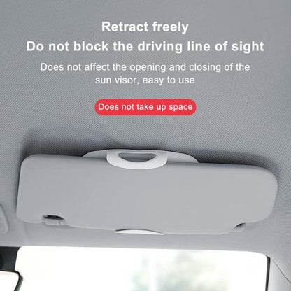 Car Passenger Sun Visor LED Light Makeup Mirror(Pink) - Interior Mirrors by buy2fix | Online Shopping UK | buy2fix