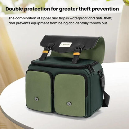Cwatcun D99 Small Shoulder Camera Bag Multi-functional Casual Color Clash Lightweight Storage Bag - Strap Satchel by Cwatcun | Online Shopping UK | buy2fix