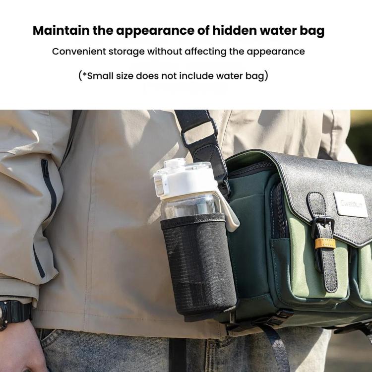 Cwatcun D99 Small Shoulder Camera Bag Multi-functional Casual Color Clash Lightweight Storage Bag - Strap Satchel by Cwatcun | Online Shopping UK | buy2fix
