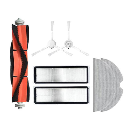 7pcs /Set For Xiaomi 1C / 2C / L10pro / D9 Sweeping Robot Accessories Main Side Brush Hepa Filter Mop Rag - For Xiaomi Accessories by buy2fix | Online Shopping UK | buy2fix