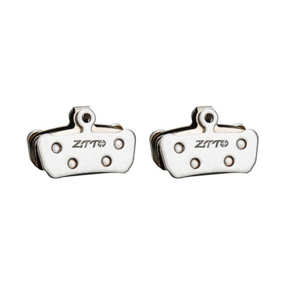 2pairs ZTTO Bicycle Metal Sintered Cable Mountain Road Bike Electrical Scooter Disc Brake Linings, Style: 02F - Bicycle Brake Parts by ZTTO | Online Shopping UK | buy2fix