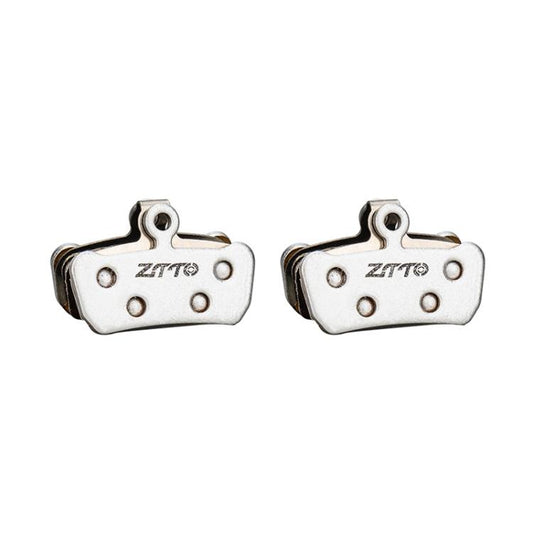 2pairs ZTTO Bicycle Metal Sintered Cable Mountain Road Bike Electrical Scooter Disc Brake Linings, Style: 02F - Bicycle Brake Parts by ZTTO | Online Shopping UK | buy2fix