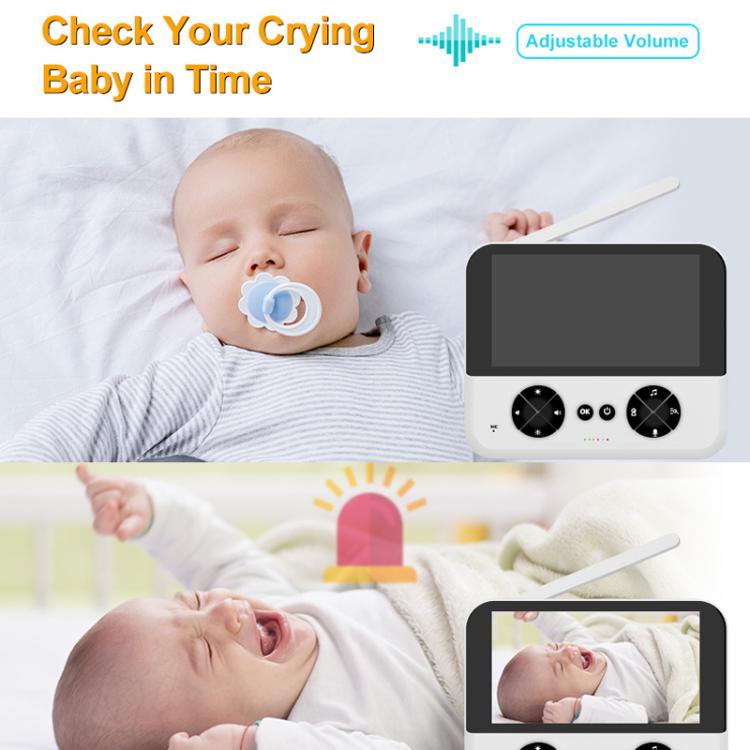 4.3 Inch IPS HD Display 720P Baby Monitor US Plug - Baby Monitor by buy2fix | Online Shopping UK | buy2fix