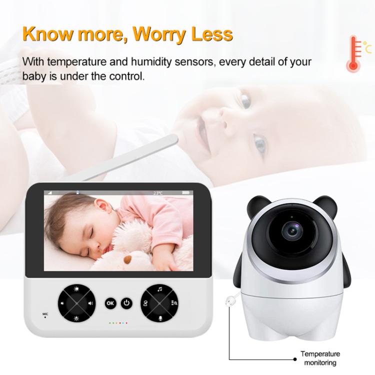 4.3 Inch IPS HD Display 720P Baby Monitor US Plug - Baby Monitor by buy2fix | Online Shopping UK | buy2fix