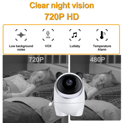 4.3 Inch IPS HD Display 720P Baby Monitor UK Plug - Baby Monitor by buy2fix | Online Shopping UK | buy2fix