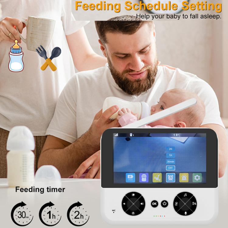 4.3 Inch IPS HD Display 720P Baby Monitor AU Plug - Baby Monitor by buy2fix | Online Shopping UK | buy2fix