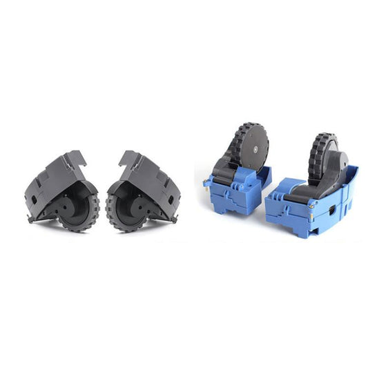 For IRobot Roomba 5/6/7/8/9 Series Walking Wheels Vacuum Cleaner Accessories Left Wheel-Black - For iRobot Accessories by buy2fix | Online Shopping UK | buy2fix