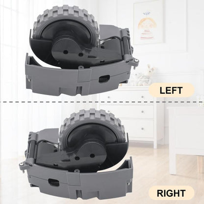 For IRobot Roomba 5/6/7/8/9 Series Walking Wheels Vacuum Cleaner Accessories Left Wheel-Black - For iRobot Accessories by buy2fix | Online Shopping UK | buy2fix