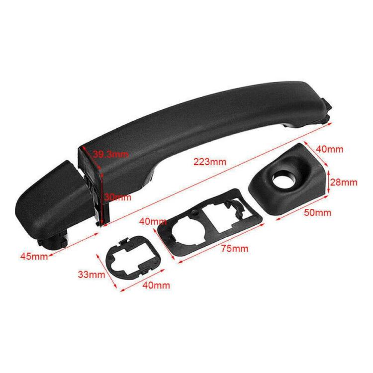 806067794R 806073022R 806075963R For Renault / Vauxhall Car Exterior Door Handles without Holder - Door Handles by buy2fix | Online Shopping UK | buy2fix