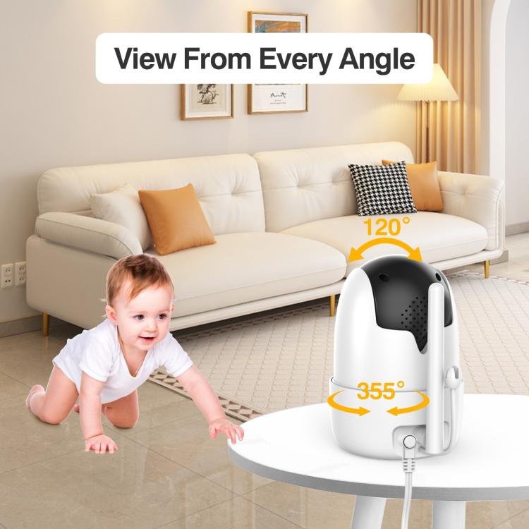5 inch LCD Screen Auto Night Vision Baby Monitor AU Plug - Baby Monitor by buy2fix | Online Shopping UK | buy2fix