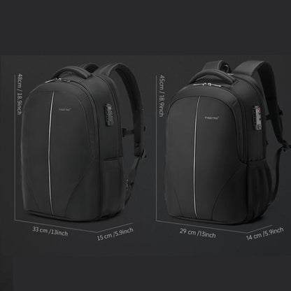 Tigernu Standard  Men Business Anti-Theft Laptop Backpack With USB Charging Port, Reflective Strips & TSA Lock - Backpack by Tigernu | Online Shopping UK | buy2fix