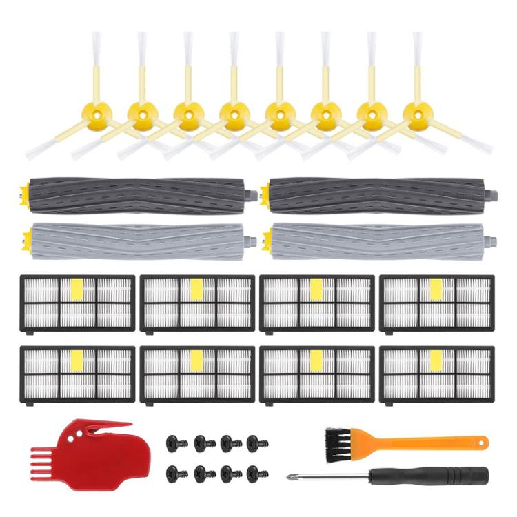 23pcs /Set For IRobot Roomba 800/900 Series Vacuum Cleaner Accessories Main Brush Filter Side Brush - For iRobot Accessories by buy2fix | Online Shopping UK | buy2fix