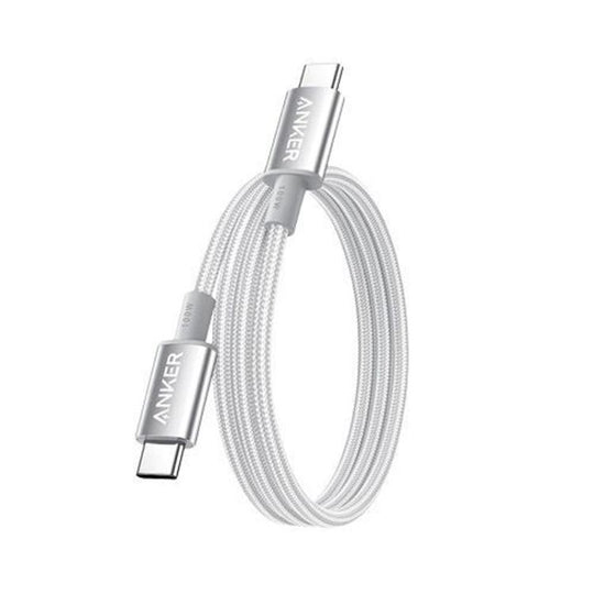 ANKER A8060 1.5m 240W PD Fast Charging Dual Type-C Charging Cable Braided Data Cable(White)