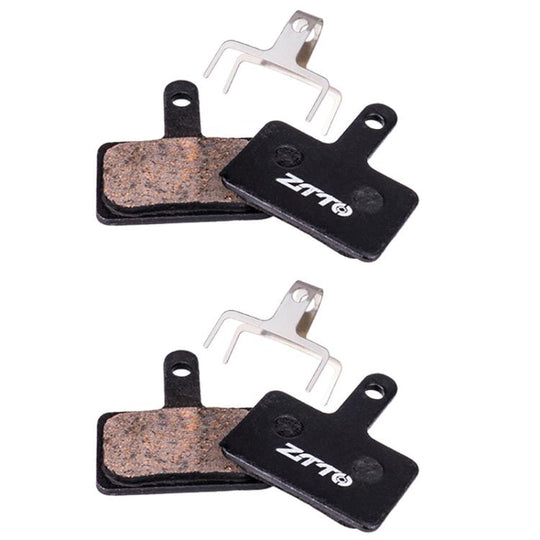 2pairs ZTTO Bicycle Disc Braking Pads Mountain Bike Semi-Metallic Resin Brake Pads, Model: MS-01B