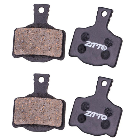 2pairs ZTTO Bicycle Disc Braking Pads Mountain Bike Semi-Metallic Resin Brake Pads, Model: MS-03F