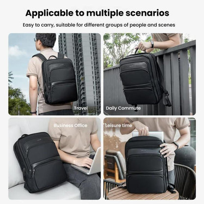 Tigernu T-B9121  17 Inch Men Expandable Waterproof Lightweight Laptop Backpack With Floating Zipper - Backpack by Tigernu | Online Shopping UK | buy2fix