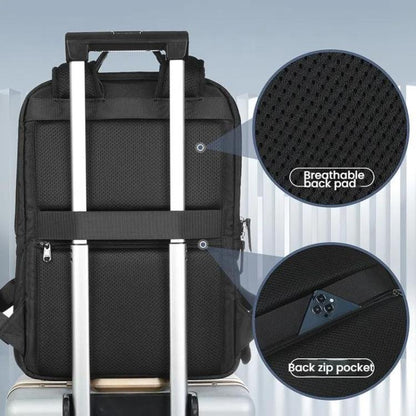 Tigernu T-B9121  17 Inch Men Expandable Waterproof Lightweight Laptop Backpack With Floating Zipper - Backpack by Tigernu | Online Shopping UK | buy2fix