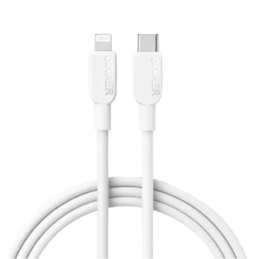 ANKER 310 Fast Charging PD Cable PVC Material Type-C to 8 Pin Fast Charging Cable, Color: White 0.9m - 2 in 1 Cable by ANKER | Online Shopping UK | buy2fix