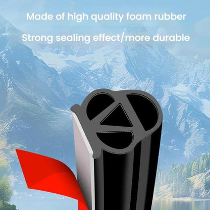 5m Truck Door Seam Large D Triangle Reinforced Waterproof Rubber Seal Strip - sealing strips by buy2fix | Online Shopping UK | buy2fix