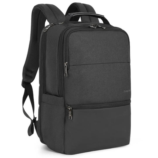 Tigernu 19-inch Expandable Men Anti-Theft Laptop Backpack with USB Charging Port, Headphone Hole & Comfort Shoulder Straps for Travel, Work Commute(Black)
