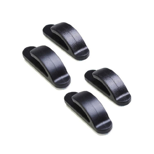 4pcs / Set Multifunctional Simple Hidden Car Seat Sticky Hooks(Black) - Auto Fastener & Clips by buy2fix | Online Shopping UK | buy2fix
