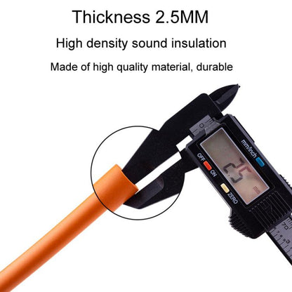 2pcs ZTTO 1.5m Bicycle Brake Shifter Cable Anti-Rattle Soundproof Foam Tube(Orange) - Bicycle Brake Parts by ZTTO | Online Shopping UK | buy2fix