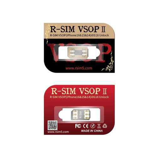 R-SIM VSOP 2 SIM Unlock Chip with SED/MEP Mode for iPhone 13-16 Dual SIM Models - Unlock SIM Card by buy2fix | Online Shopping UK | buy2fix