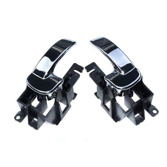 For Nissan Pathfinder Car Left and Right Chrome Interior Door Handles(Left 80671-4X02B) - Door Handles by buy2fix | Online Shopping UK | buy2fix