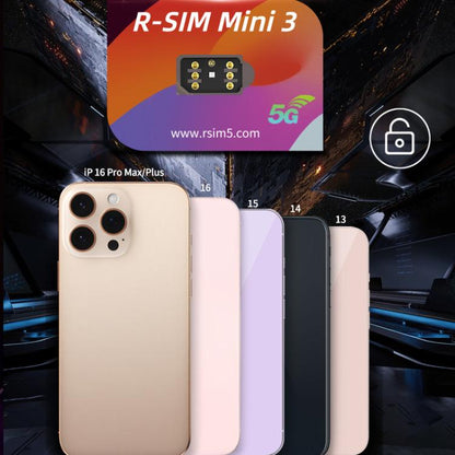 R-SIM Mini 3 SIM Unlock Chip For iPhone 13-16 Dual SIM Models - Unlock SIM Card by buy2fix | Online Shopping UK | buy2fix