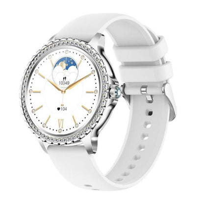 Bluetooth Calling AI Voice Assistant Life Waterproof Sports Smartwatch, Color: Silver Gray Silicone Strap - Smart Watches by buy2fix | Online Shopping UK | buy2fix