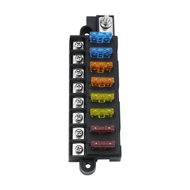 Automotive 8-way Fuse Box Terminal Block With Transparent Cover(CP-5099) - Fuse by buy2fix | Online Shopping UK | buy2fix