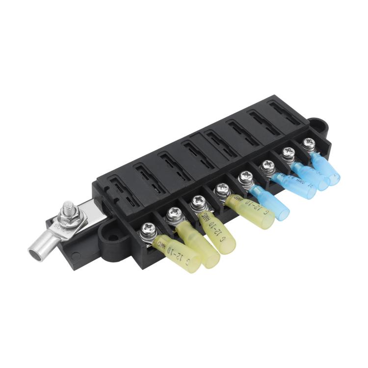 Automotive 8-way Fuse Box Terminal Block With Transparent Cover(CP-5099) - Fuse by buy2fix | Online Shopping UK | buy2fix