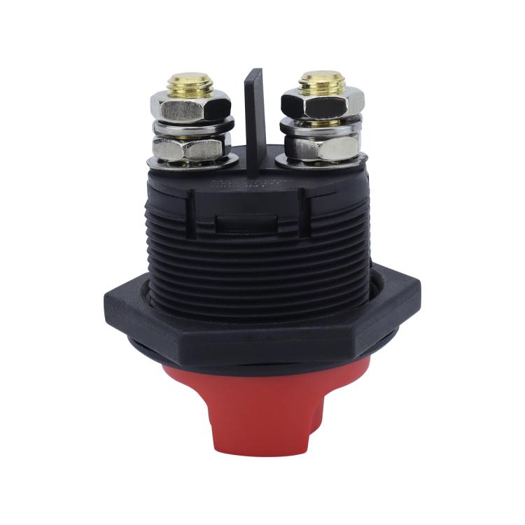 200A DC Brass Conductive RV Yacht Leak-proof Battery Switch(Black Without OUT Style 2 Non-removable) - Car Switches by buy2fix | Online Shopping UK | buy2fix