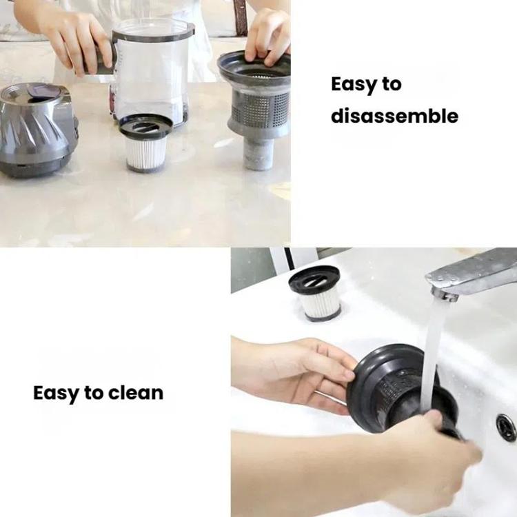 For ZEKAI K7 Vacuum Cleaner Replacement Parts 5pcs 2-in-1 Flat Suction - For ZEKAI Accessories by buy2fix | Online Shopping UK | buy2fix