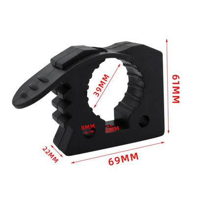 Car Quick-Fix Adjustable Rubber Clip Installation Clamp, Specification: 4 Red 4 Black - Marine Accessories & Parts by buy2fix | Online Shopping UK | buy2fix