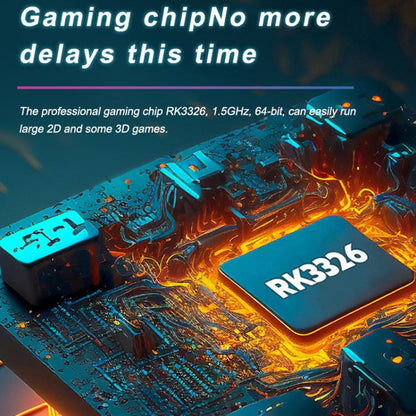 Portable Open Source GBA/FC Arcade Handheld Game Console, Size: 128G(Transparent Blue) - Pocket Console by buy2fix | Online Shopping UK | buy2fix