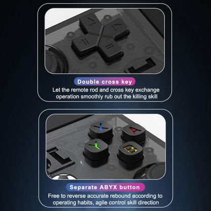 Portable Open Source GBA/FC Arcade Handheld Game Console, Size: 64G(Transparent Gray) - Pocket Console by buy2fix | Online Shopping UK | buy2fix