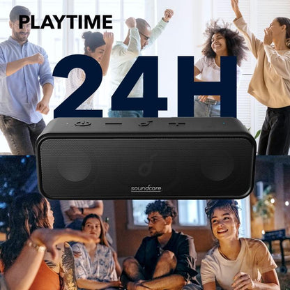 ANKER Soundcore 3 A3117 Portable Wireless Bluetooth Speaker(Black) - Desktop Speaker by ANKER | Online Shopping UK | buy2fix