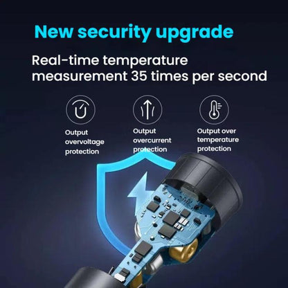 ANKER A2737 167.5W Dual Type-C+UAB-A 3 Ports Car Charger Cell Phone PD Fast Charger(Siver Gray) - Car Charger by buy2fix | Online Shopping UK | buy2fix